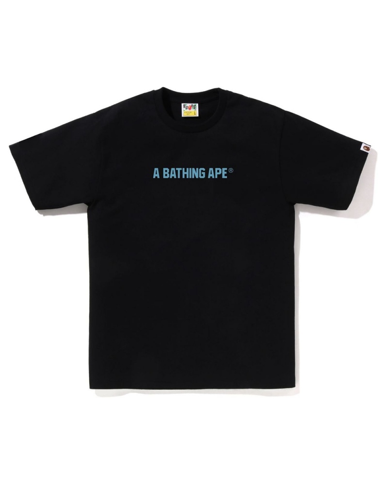 T Shirts Bape Honeycomb Busy Works Noir Homme | SPS-34449322